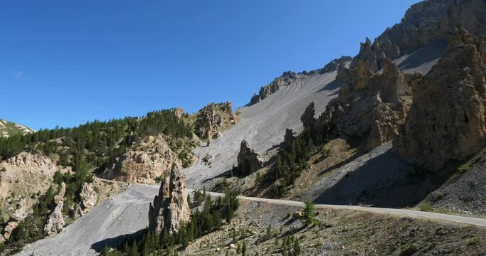 The Izoard pass, the Casse deserte, Queyras range, Hautes Alpes, France