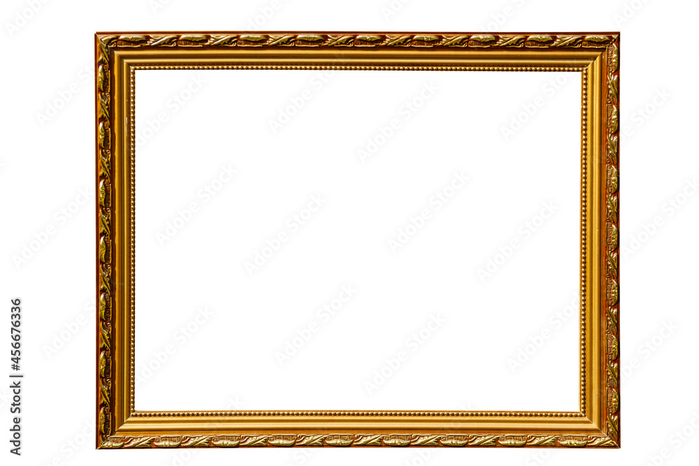 Poster beautiful decorative frame in isolation on a white background
