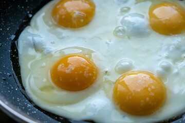 Egg fried meal cooking breakfast. circle morning.