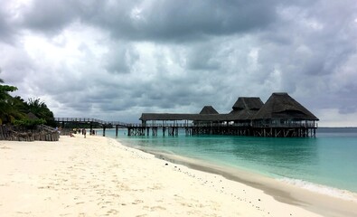 Naklejka premium tropical paradise beach