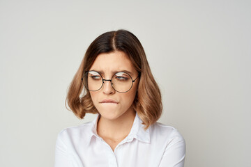 Fototapeta premium manager in a white shirt success Lifestyle isolated background