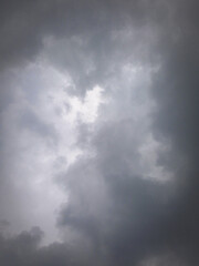 Obraz na płótnie Canvas storm clouds timelapse