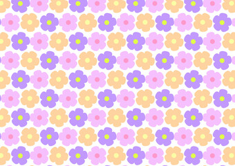 Seamless Flower Background. Seamless Flower Pattern. Seamless Flower Wallpaper