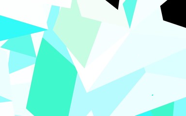 Light Green vector texture with triangular style.