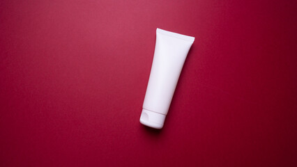 clean packaging of hand or face cream