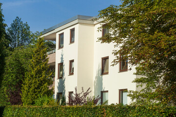 Wohngebäude, monotone Mehrfamilienhäuser, Bremen, Deutschland, Europa