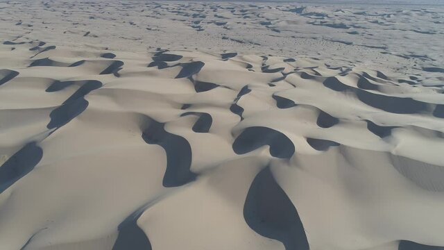 Aerial Glamis Dunes California  near Yuma Arizona