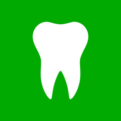 Zahn und Hintergrund