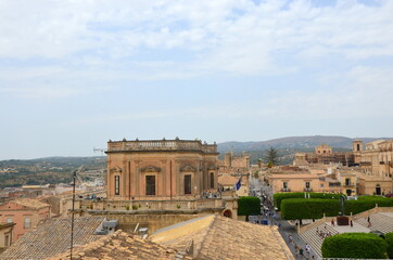 Obraz premium Some photos from the beautiful city of Noto, in the Val di Noto in Sicily. Taken during the summer of 2021.