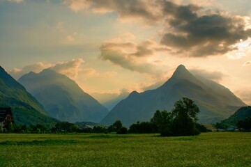 Fototapeta premium Svinjak - Triglav National Park - Julian Alps - Slovenia