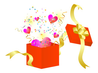 ハートフルなギフトボックス