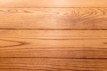 Naklejka premium Wood planks with many grains for table top. Vector wood texture background