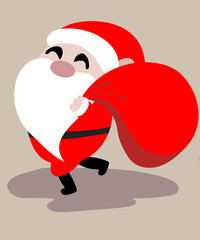 Collection of Christmas Santa Claus