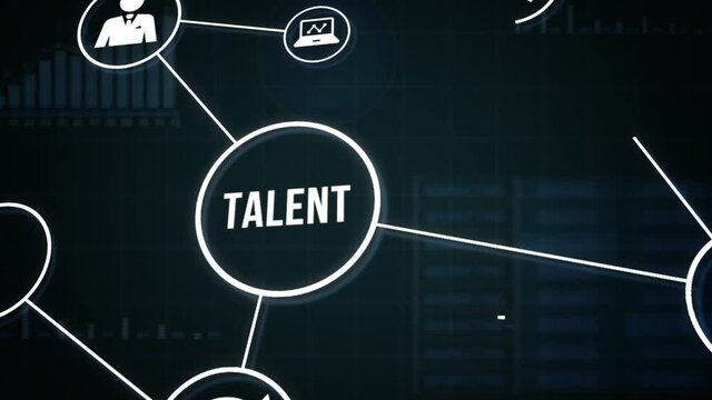 Internet, business, Technology and network concept.Open your talent and potential. Talented human resources - company success