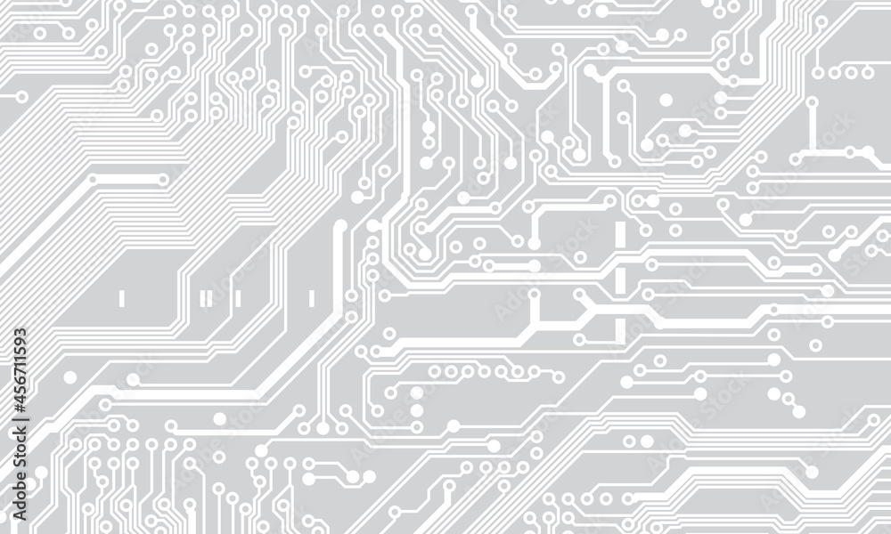 Fototapete circuit board background. technological concept design, light background, space for text, copy space
