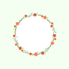 예쁜 꽃 프레임