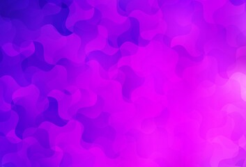 Light Purple, Pink vector shining triangular layout.