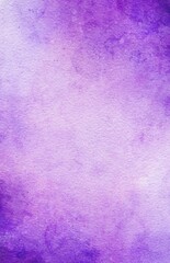 紫色のグラデーションの水彩画イラスト