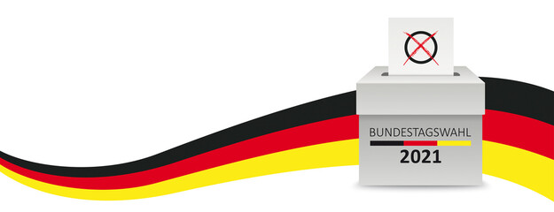 Bundestagswahl 2021 Wahlurne