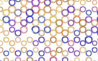 Light Blue, Yellow vector pattern with spheres.