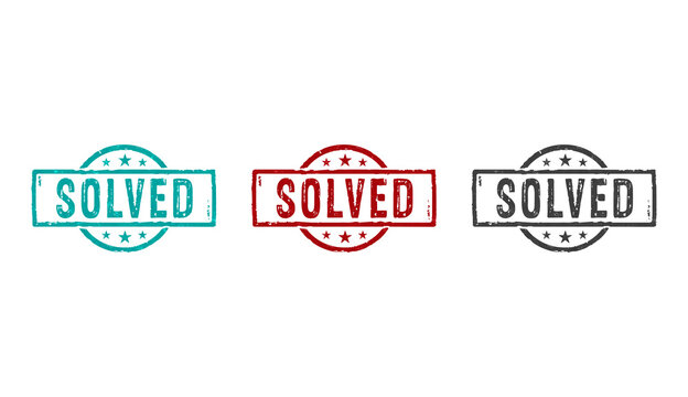 Solved stamp and hand stamping