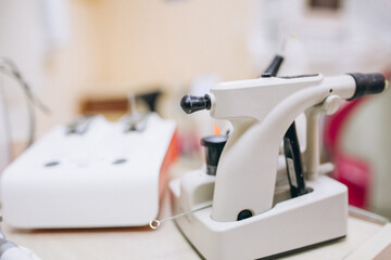 Dentistry tools close up