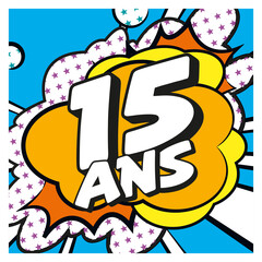 Carte 15 ans