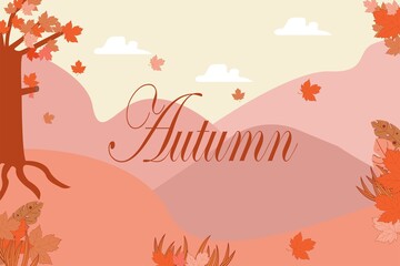 view elegant orange autumn leaf wallpaper background