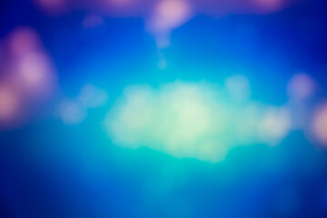 Blurred bubbles on black background