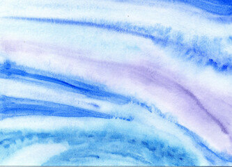 Blue lilac Marble texture. Liquid color palette. Abstract watercolor painting. Pastel colors gradient. Candy color palette. Blurred color abstraction.