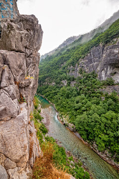 Beautiful Canyon of Moraca river, Montenegro or Crna Gora, Balkan, Europe