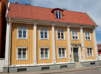 old houses in the city