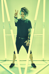 cool punk rocker