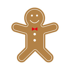 ジンジャーブレッドマンのイラスト