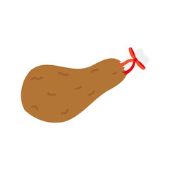 ローストチキンのイラスト