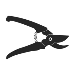 Scissor vector icon.Black vector icon isolated on white background scissor.