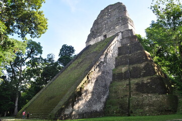 A temple in Tikal National Park, Guatemala
