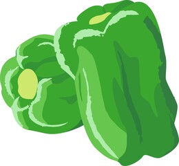 新鮮な野菜の手描き風イラスト