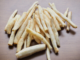 신선한 유기농 뿌리채소 더덕 