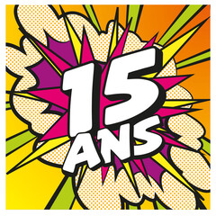 Carte 15 ans 4