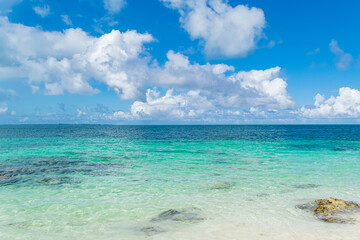 Fototapeta premium beach with blue sky