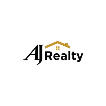 AJ Realty Icon Logo Vector