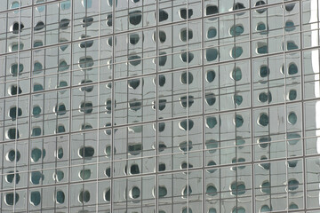close up of the office at the central, hong kong  25 June 2005