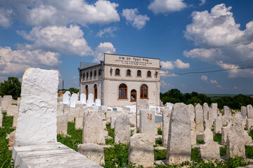 Baal Shem Tov. Old Jewish cemetery. Grave of the spiritual leader Baal Shem Tov