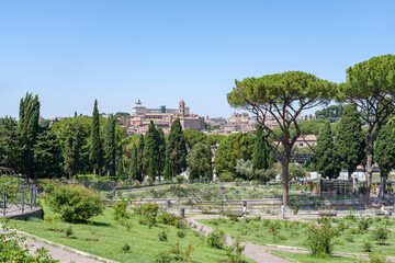 Rose garden on the Aventine hill, Rome