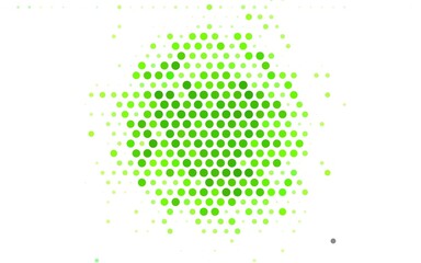 Light Green vector Beautiful colored illustration with blurred circles in nature style.