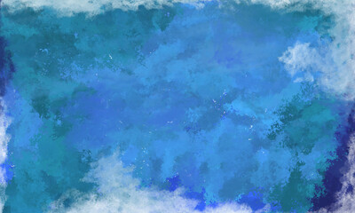 Fototapeta na wymiar Abstract blue background. Sea background. Winter abstraction.