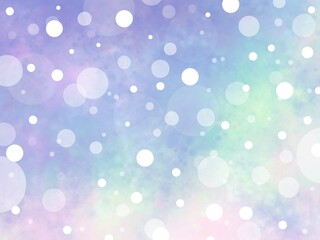 Rainbow galaxy snow sky bubble light background