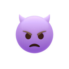  Angry Devil Smiley Face