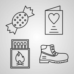  Winter Line Icon Set Collection of Vector Symbol in Trendy Outline Style